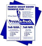 Press-N-Peel Transfer Film PNP Blue 5 Sheet Hobby Pack – Electronix Express